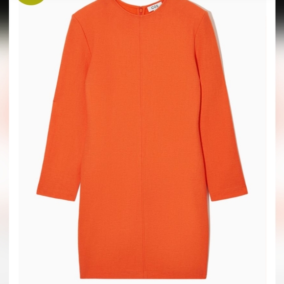 COS Typical Style Long Sleeve Knee Length Dress Size Medium - Picture 5 of 16